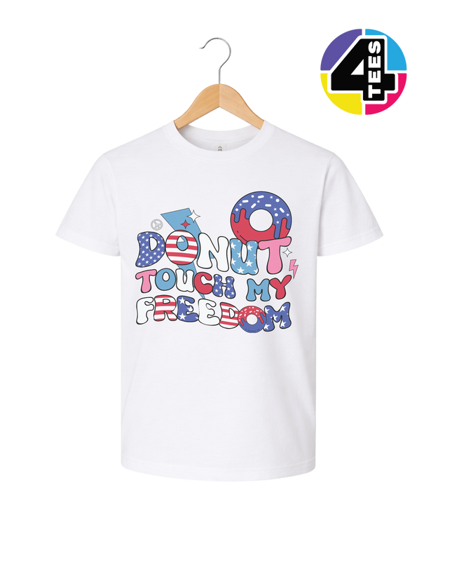 Donut Touch My Freedom Youth Tee