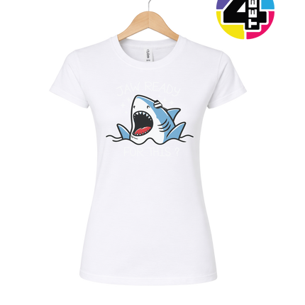 Jaw Ready Shark Attack Women's Tee