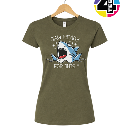 Jaw Ready Shark Attack Women's Tee