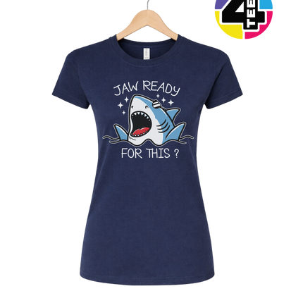 Jaw Ready Shark Attack Women's Tee