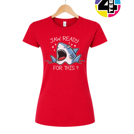 Jaw Ready Shark Attack Women's Tee