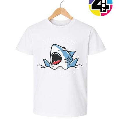 Jaw Ready Shark Attack Youth Tee