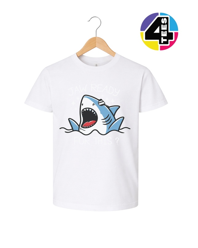 Jaw Ready Shark Attack Youth Tee