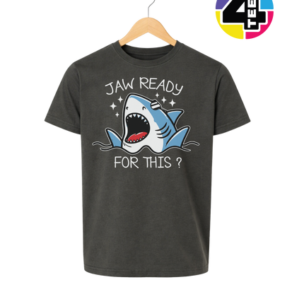 Jaw Ready Shark Attack Youth Tee