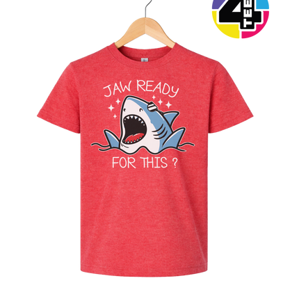 Jaw Ready Shark Attack Youth Tee