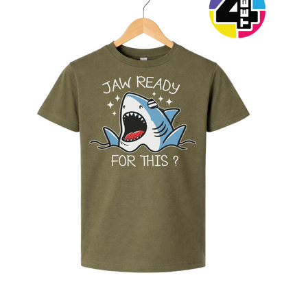 Jaw Ready Shark Attack Youth Tee