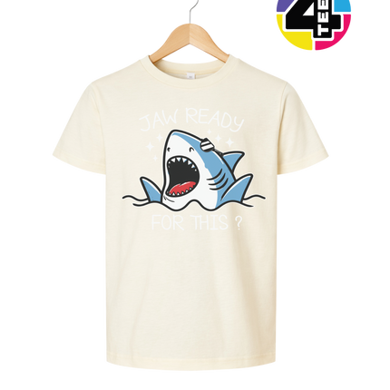 Jaw Ready Shark Attack Youth Tee