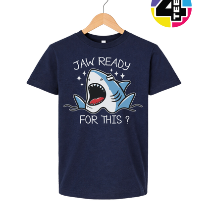 Jaw Ready Shark Attack Youth Tee