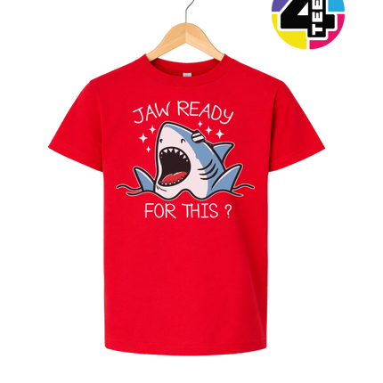 Jaw Ready Shark Attack Youth Tee
