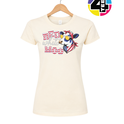 Red, White & Moo Women's Tee