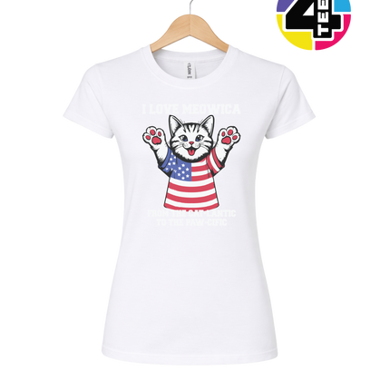 Cat-Lantic Paw-Cific Patriot Women's Tee