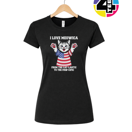 Cat-Lantic Paw-Cific Patriot Women's Tee
