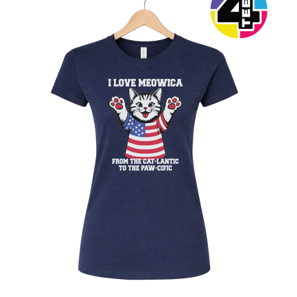 Cat-Lantic Paw-Cific Patriot Women's Tee