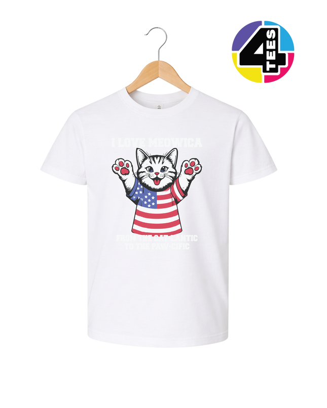 Cat-Lantic Paw-Cific Patriot Youth Tee