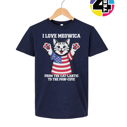 Cat-Lantic Paw-Cific Patriot Youth Tee