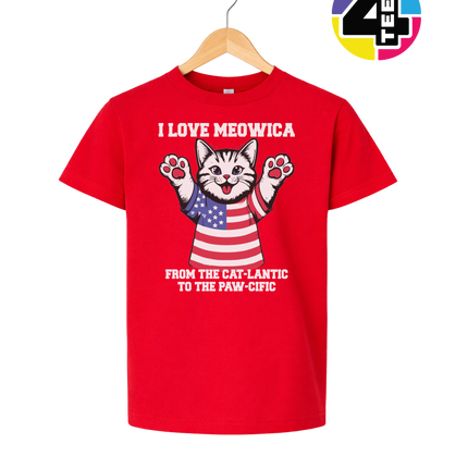 Cat-Lantic Paw-Cific Patriot Youth Tee