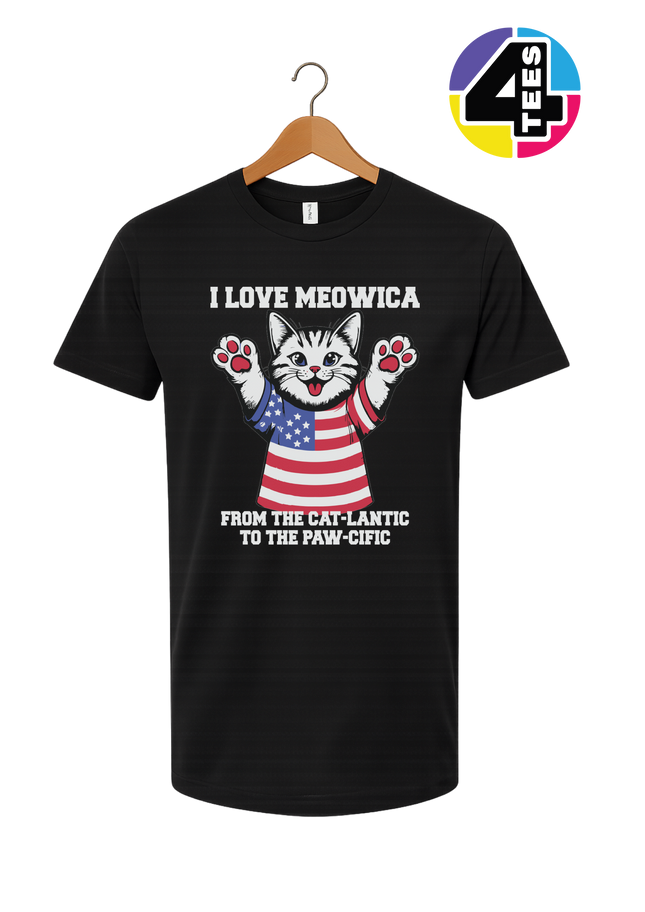 Cat-Lantic Paw-Cific Patriot Tee