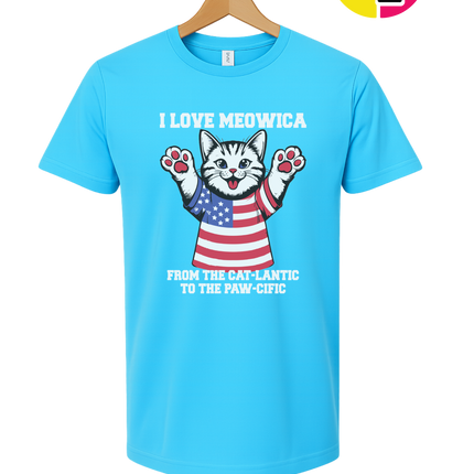 Cat-Lantic Paw-Cific Patriot Tee