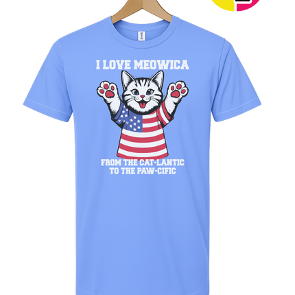 Cat-Lantic Paw-Cific Patriot Tee
