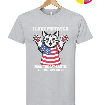 Cat-Lantic Paw-Cific Patriot Tee