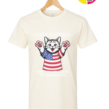 Cat-Lantic Paw-Cific Patriot Tee