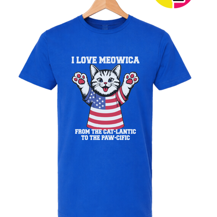Cat-Lantic Paw-Cific Patriot Tee