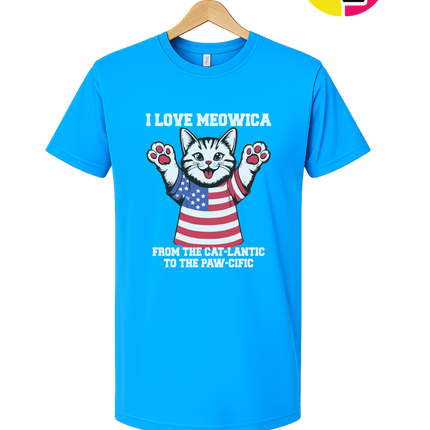 Cat-Lantic Paw-Cific Patriot Tee