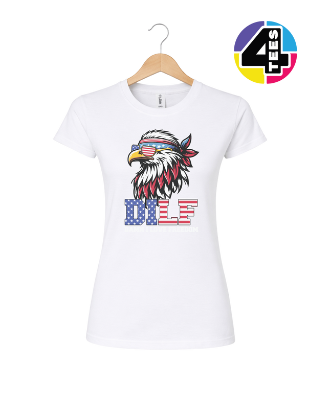 Freedom Eagle DILF Women's Tee