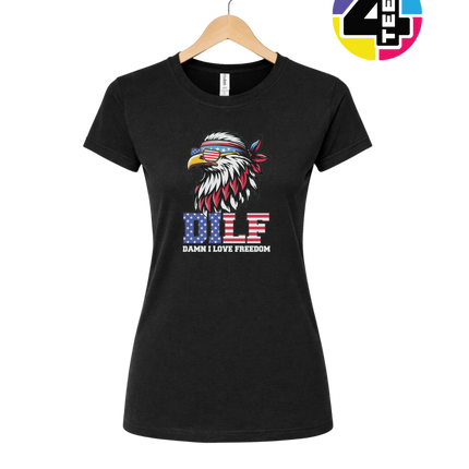 Freedom Eagle DILF Women's Tee