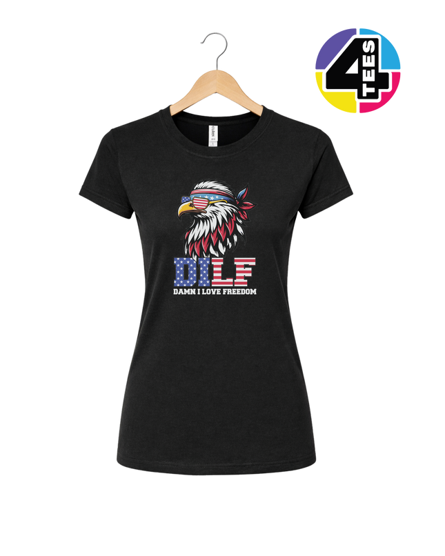 Freedom Eagle DILF Women's Tee
