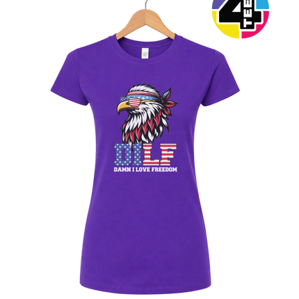 Freedom Eagle DILF Women's Tee