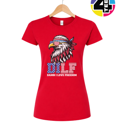 Freedom Eagle DILF Women's Tee