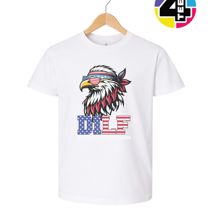Freedom Eagle DILF Youth Tee