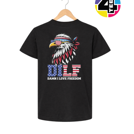 Freedom Eagle DILF Youth Tee