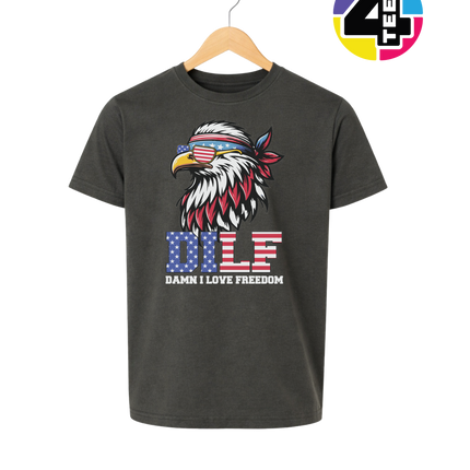 Freedom Eagle DILF Youth Tee