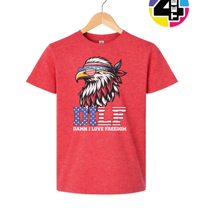 Freedom Eagle DILF Youth Tee