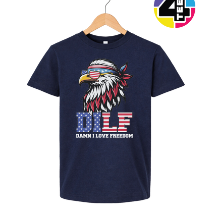 Freedom Eagle DILF Youth Tee