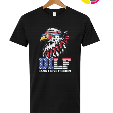 Freedom Eagle DILF Tee