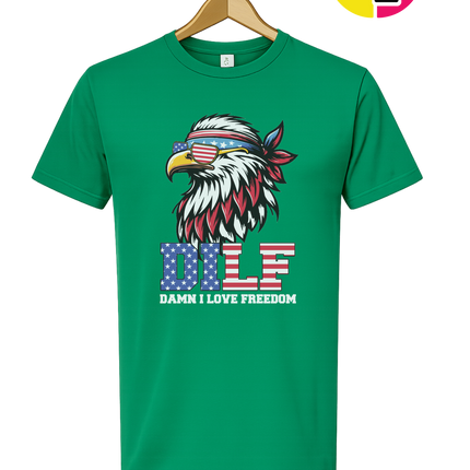 Freedom Eagle DILF Tee