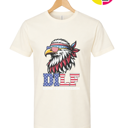 Freedom Eagle DILF Tee