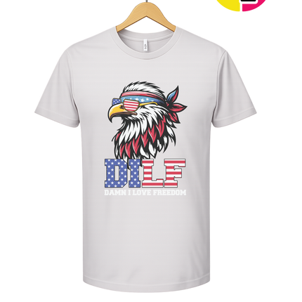 Freedom Eagle DILF Tee