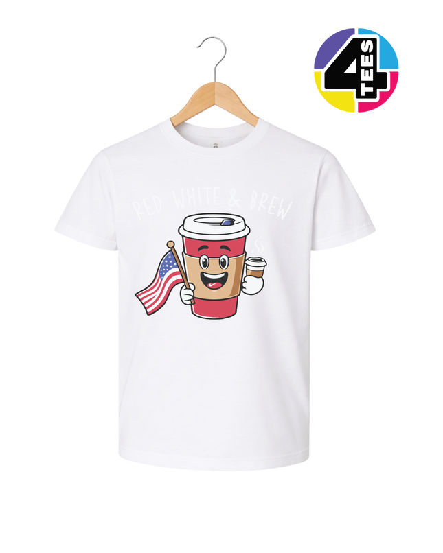 Red White & Brew Youth Tee