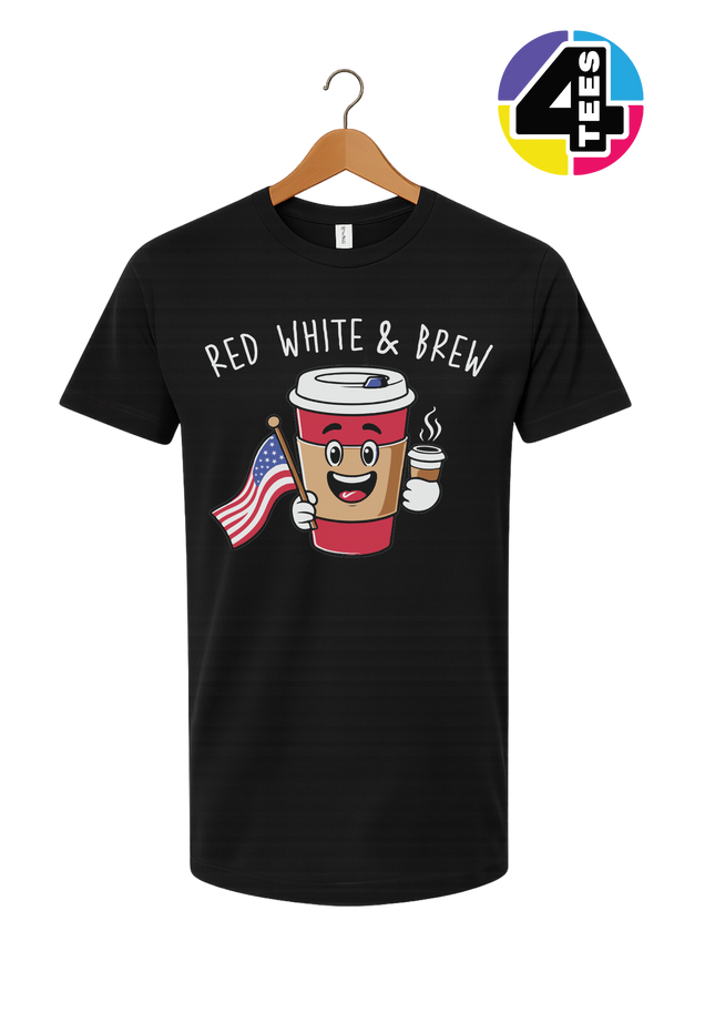 Red White & Brew Tee
