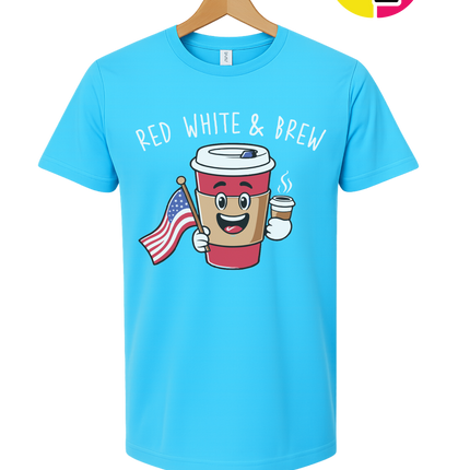 Red White & Brew Tee