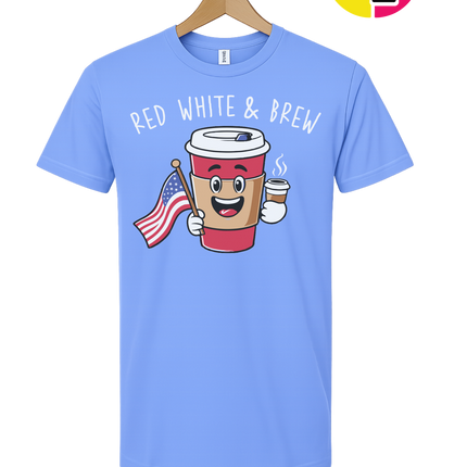 Red White & Brew Tee