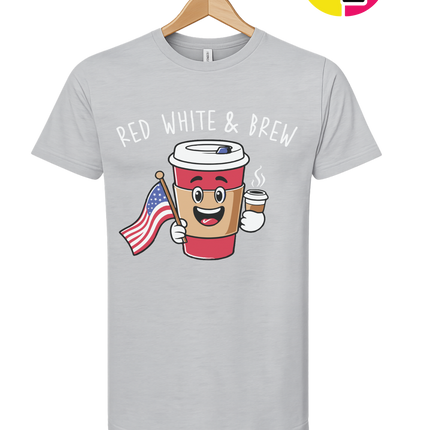 Red White & Brew Tee