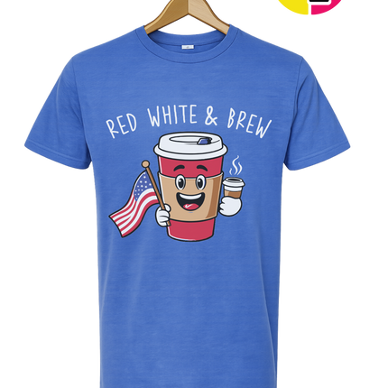 Red White & Brew Tee