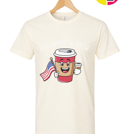 Red White & Brew Tee