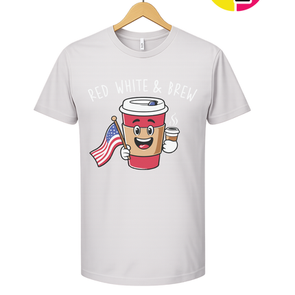 Red White & Brew Tee