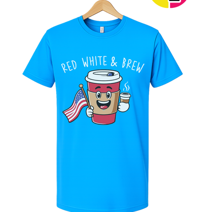 Red White & Brew Tee